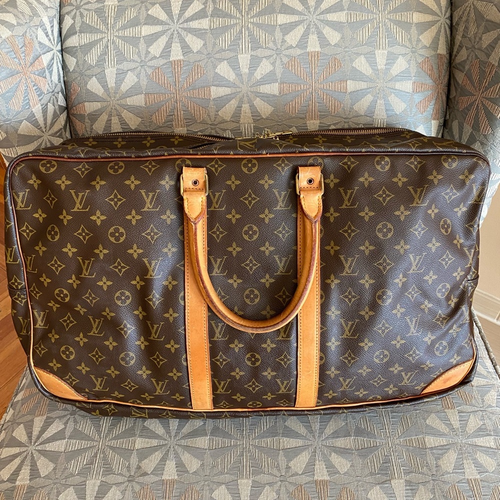 Louis Vuitton Brown Monogram Travel Bag